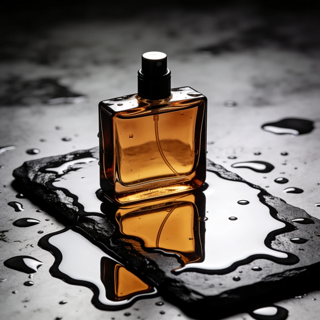 AI generated luxury perfume bottle product shot